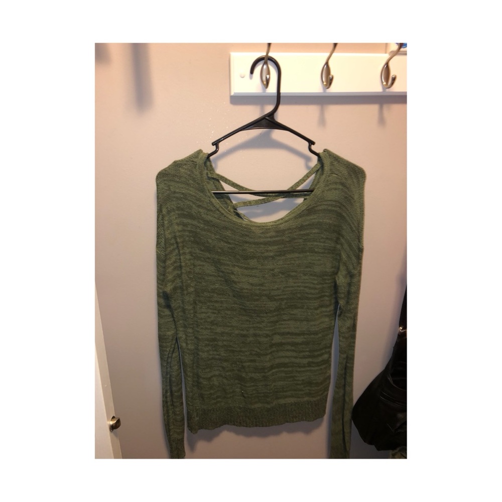 Olive green sweater